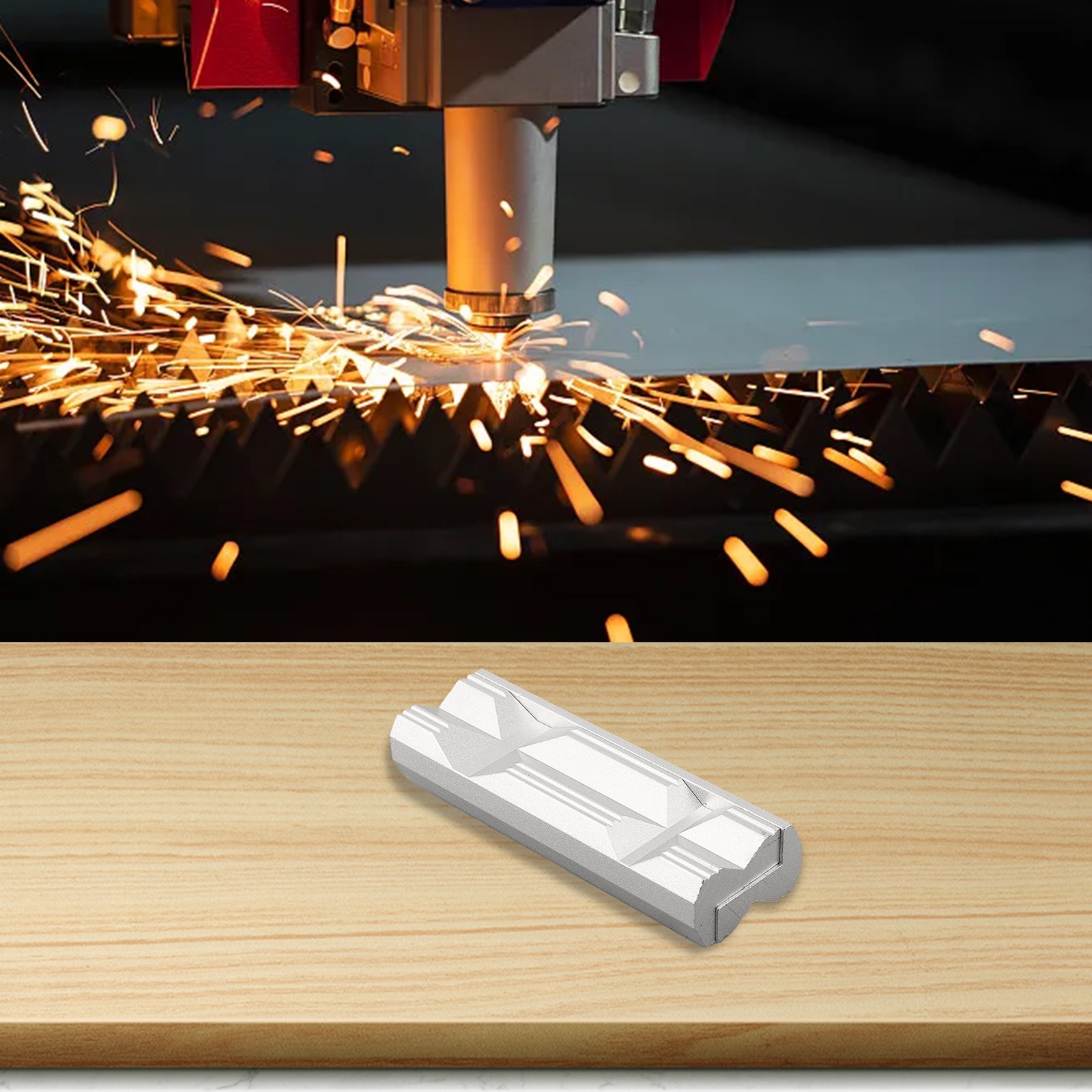 Efficient Aluminum V Clip for CNC Milling Steel Vise 4 Inch and 8 Inch - Picture 16 of 54