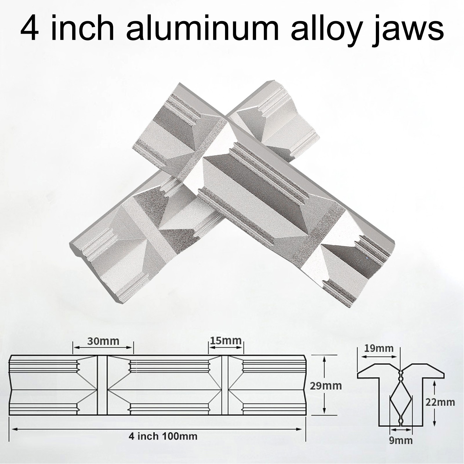 Efficient Aluminum V Clip for CNC Milling Steel Vise 4 Inch and 8 Inch - Picture 15 of 54