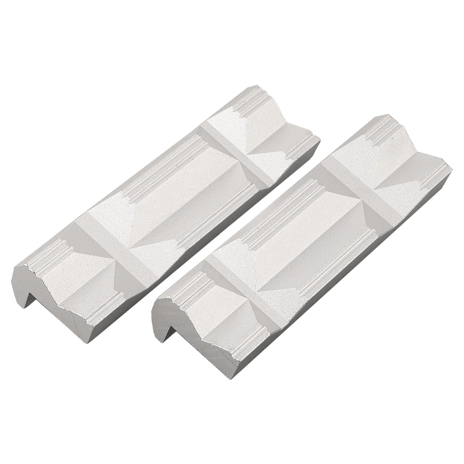 Mandíbula de aluminio mecanizada con precisión tipo V para fresado CNC tornillo de acero - Imagen 34 de 56
