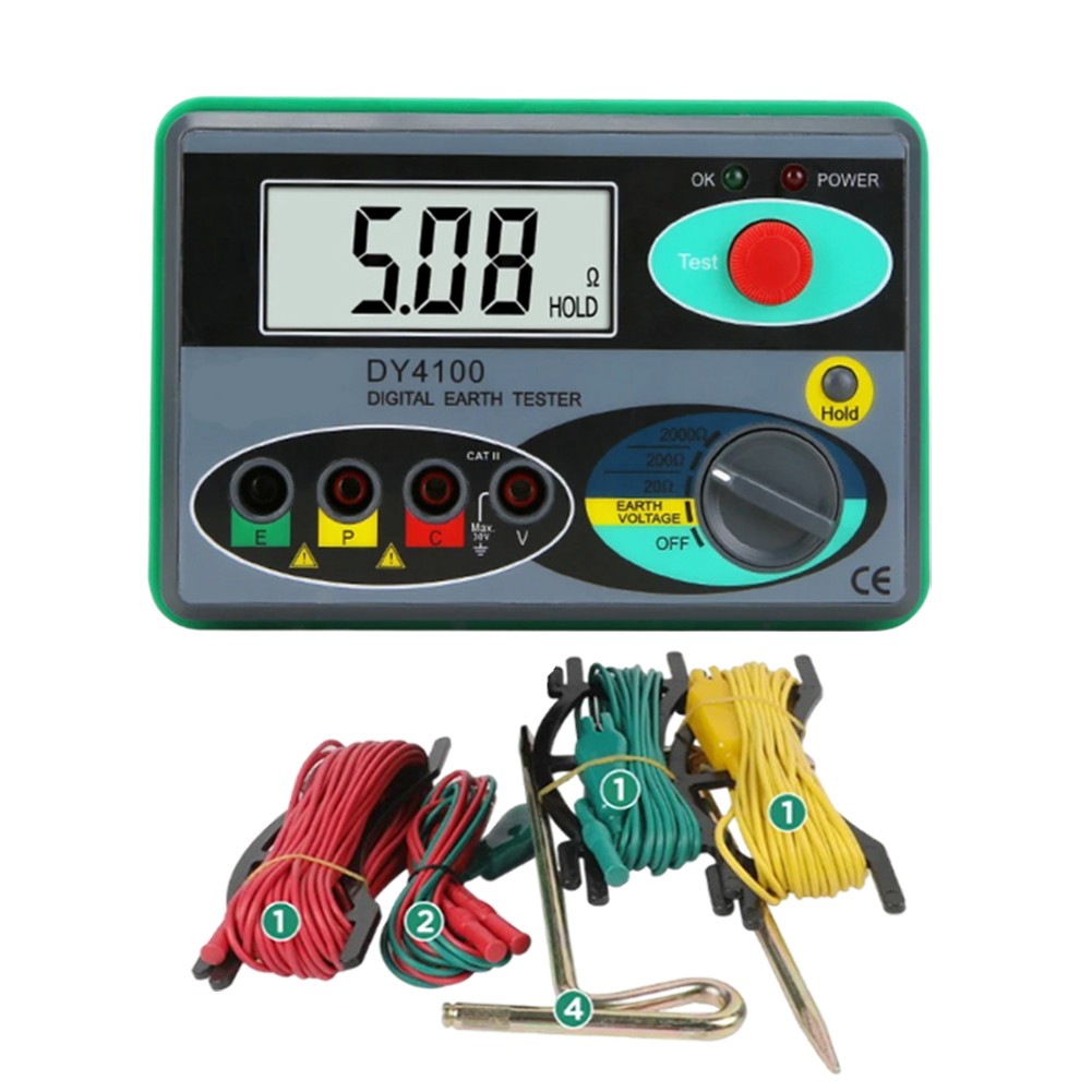 Megohmmeter Ohm Instruments Inspection Overload Protection Wide Application