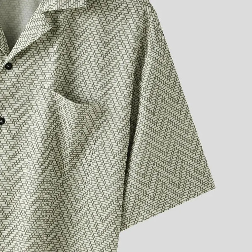 Feiertagsverschleiß Herren -Urlaubs -Outfit Gestreiftes Muster Leichte Dehnung - Bild 17 von 72