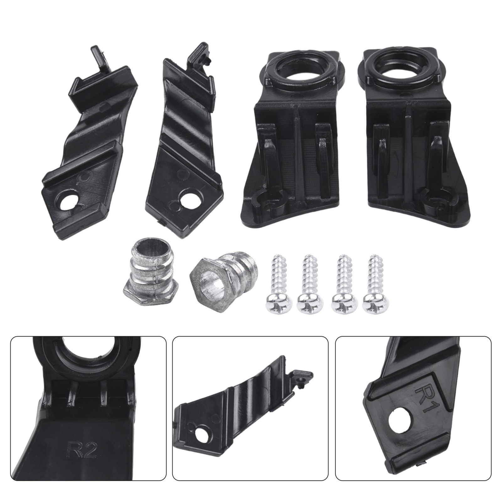 Plastic HEADLAMP HEADLIGHT BRACKET TAB REPAIR KIT for GOLF For MK5 R+L SIDE