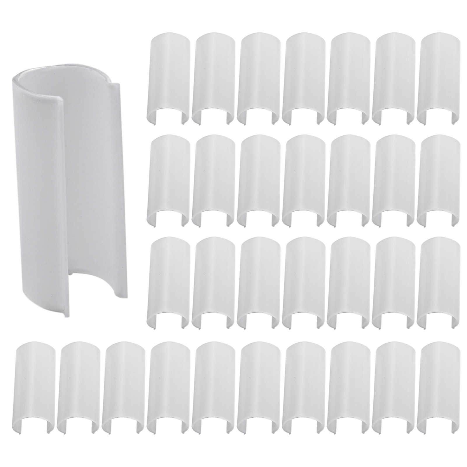Heavy Duty Snap Grip Clamps for PVC Pipe Greenhouses and Bird Protection - Bild 38 von 40