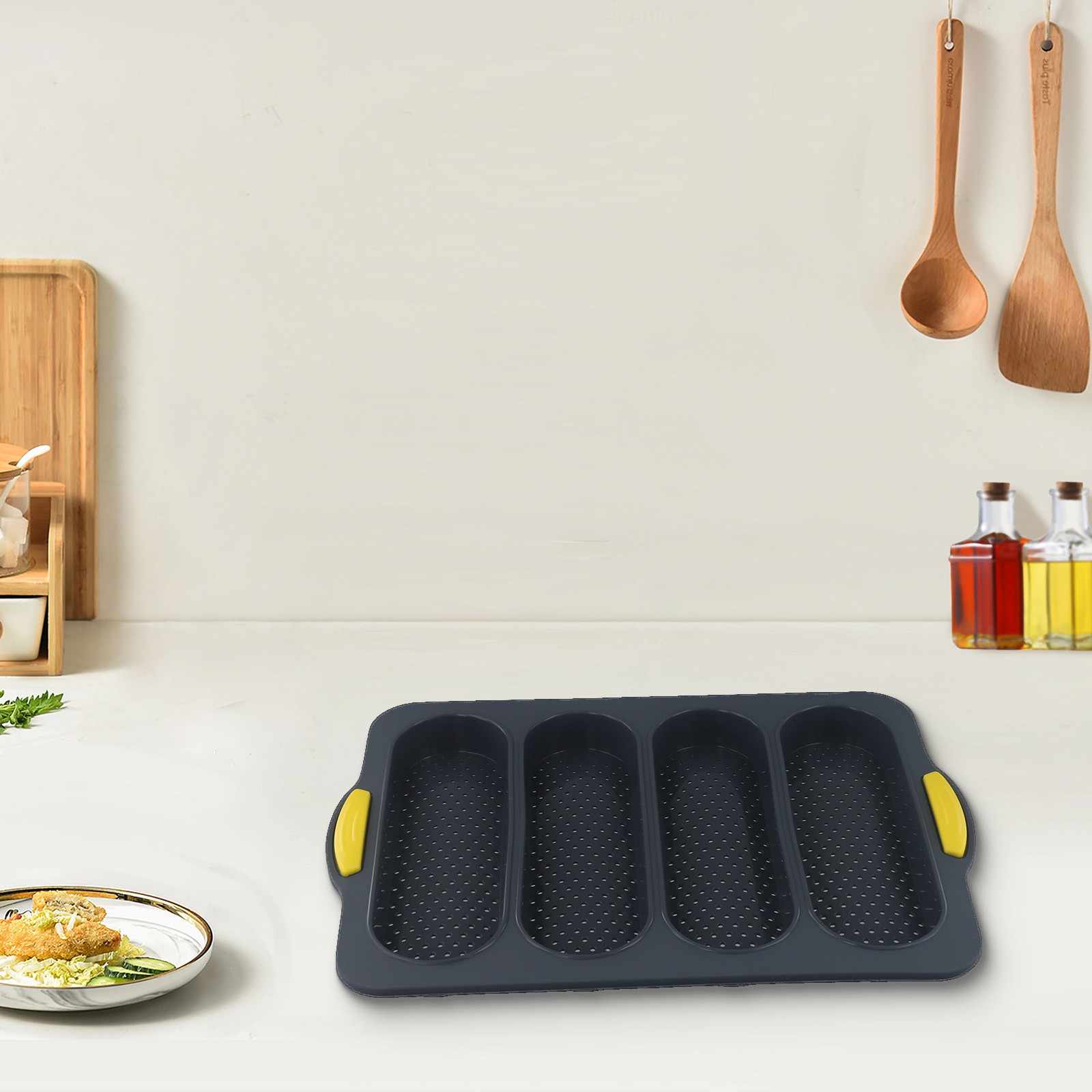 Affidabile Teglia da Forno in Silicone per Manico Pane Fatto in Casa Design per - Picture 16 of 35