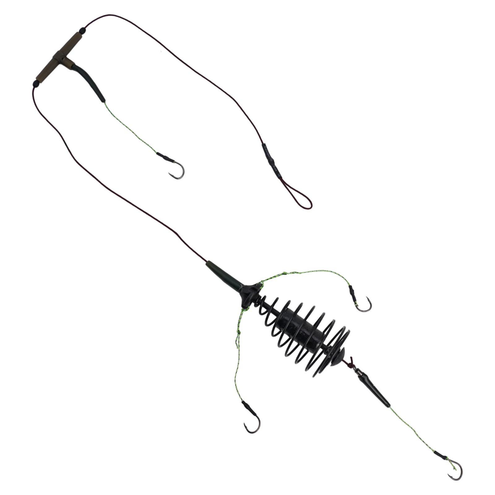 Reliable Carp Fishing Bait Cage Sinker String Hook Set Strong and Efficient