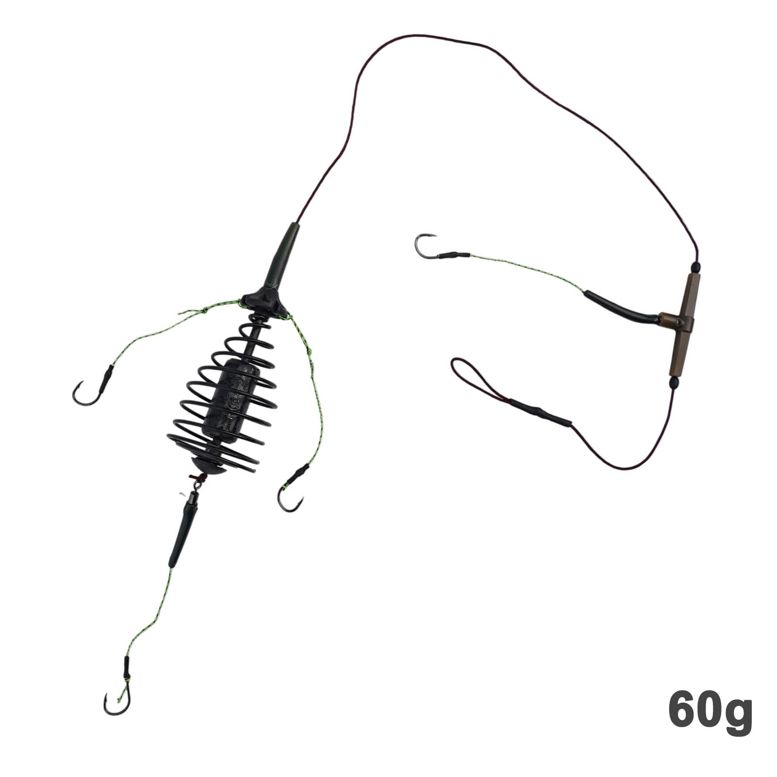 Reliable Carp Fishing Bait Cage Sinker String Hook Set Strong and Efficient