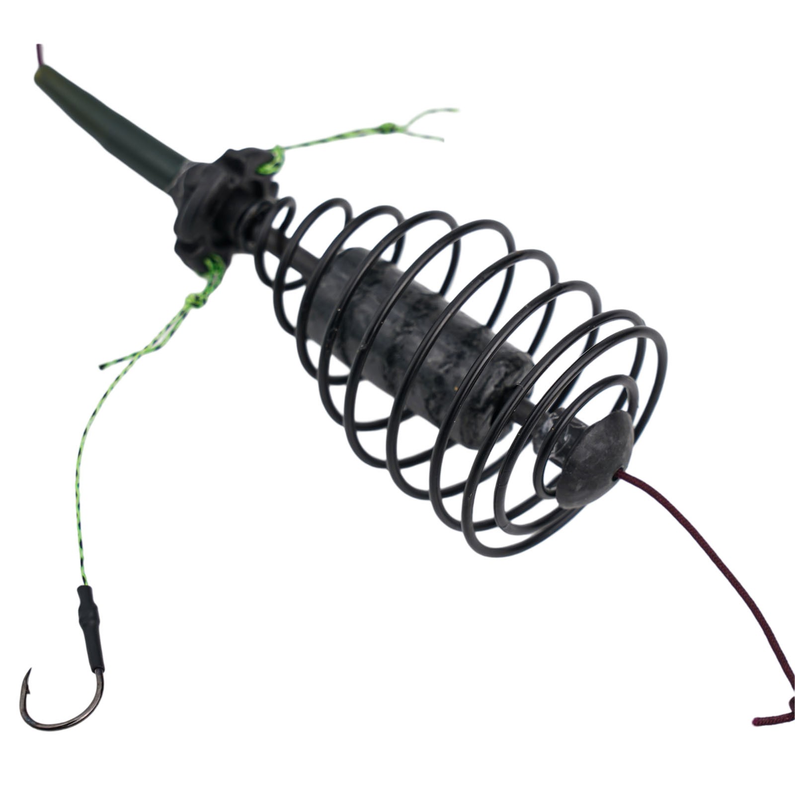 Reliable Carp Fishing Bait Cage Sinker String Hook Set Strong and Efficient