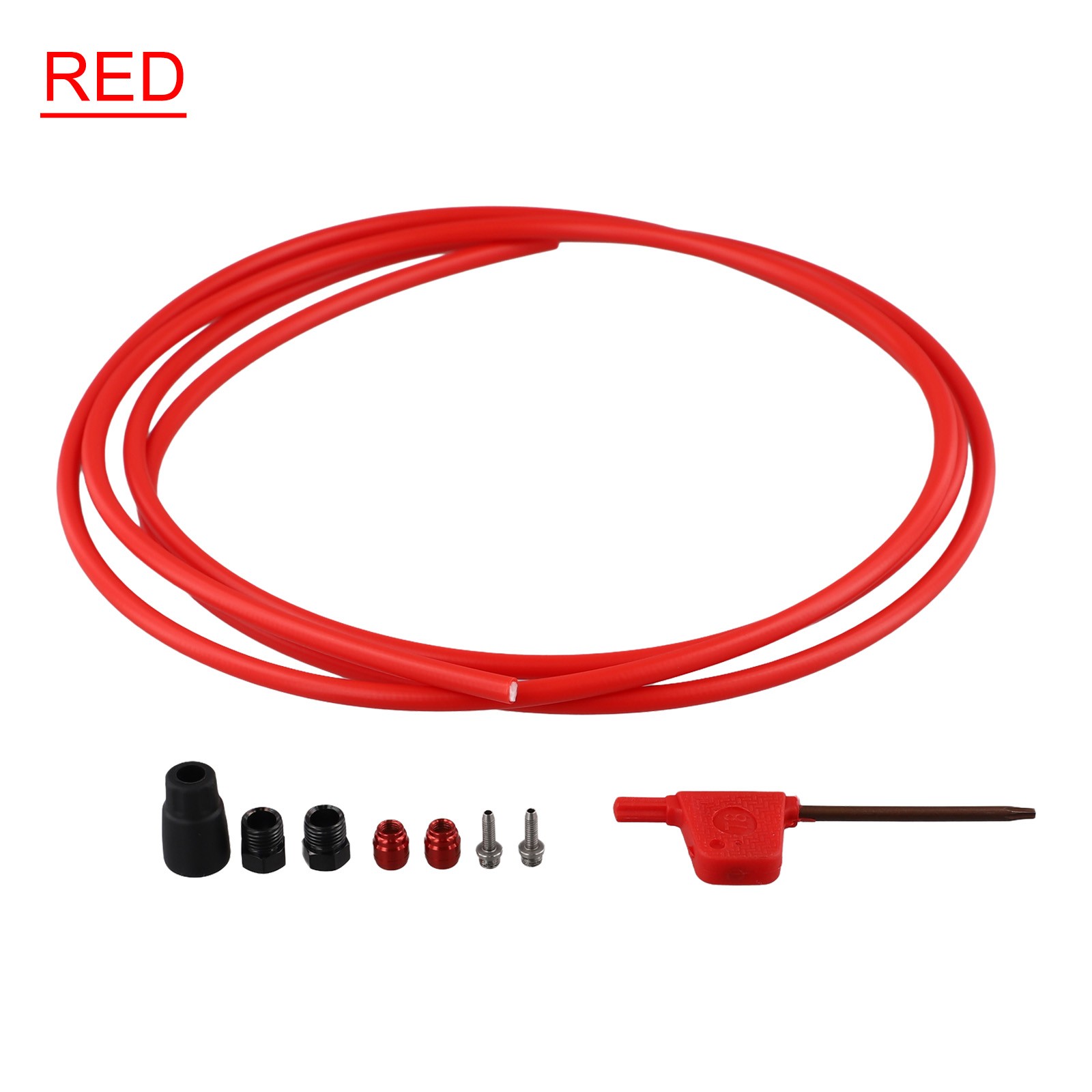 2 Meter Brake Hose Kit Fit For-Sram RED AXS FORCE-AXS Bike Connector Set BLACK - Picture 44 of 50