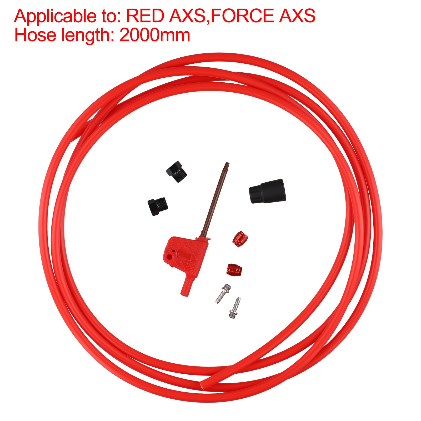 2 Meter Brake Hose Kit Fit For-Sram RED AXS FORCE-AXS Bike Connector Set BLACK - Picture 39 of 50