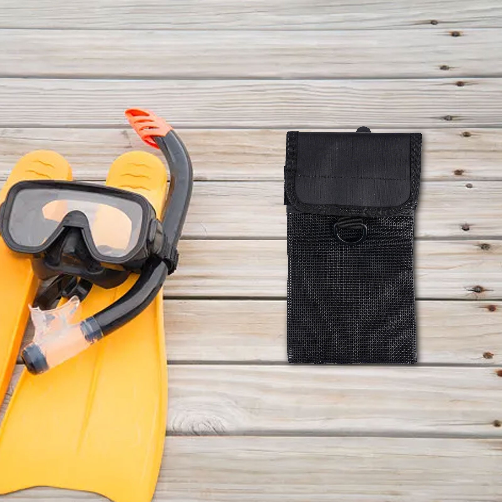 Tauchrolle Schnapp- und Sicherheitsmarker Bojenhalter Trage Netztasche PVC Netz - Bild 27 von 28
