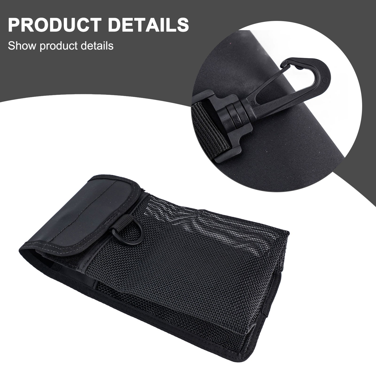 Tauchrolle Schnapp- und Sicherheitsmarker Bojenhalter Trage Netztasche PVC Netz - Bild 18 von 28