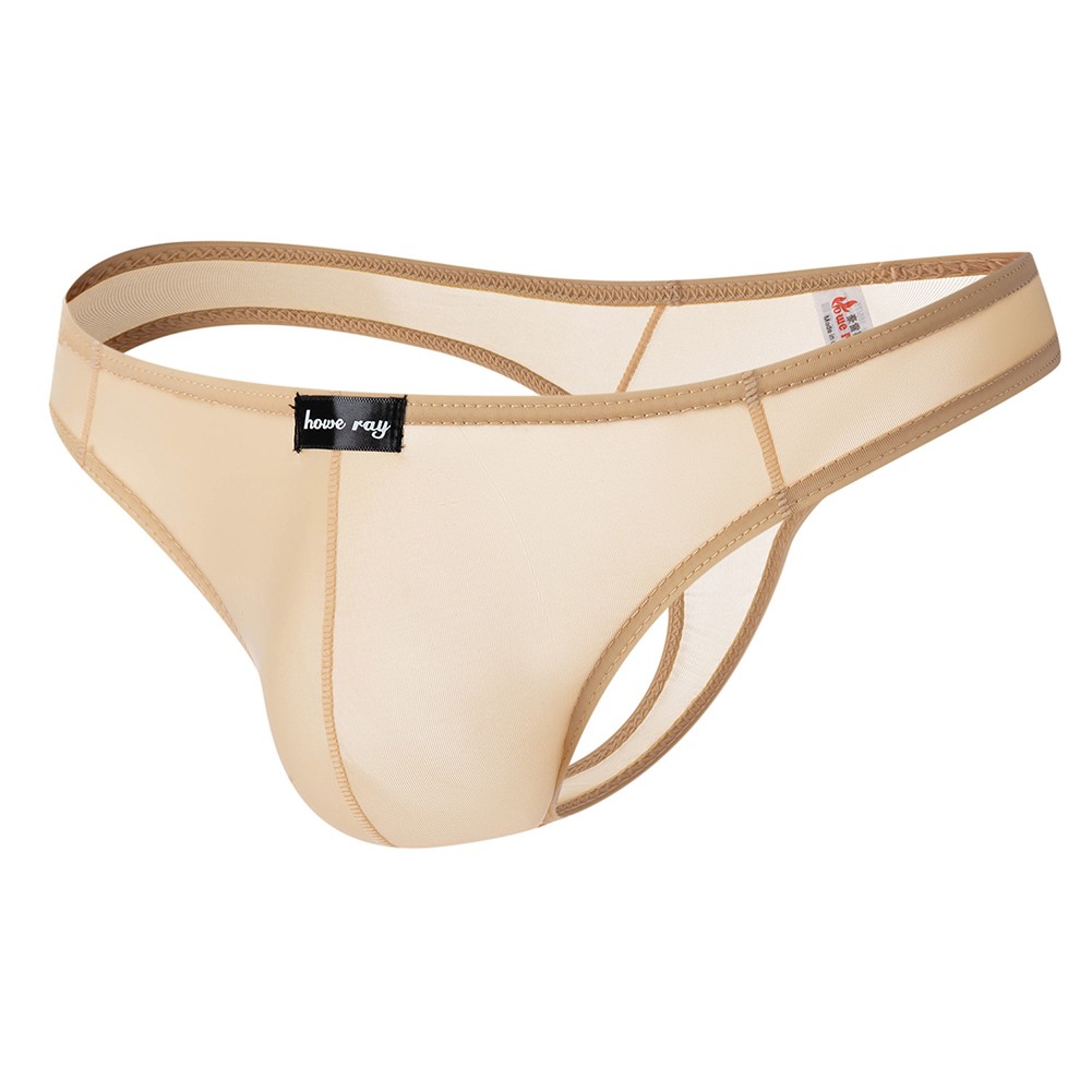 Men Sexy Lingerie Ice Silk Sheer Pouch G-string Thong Briefs Underwear Underpant - Picture 36 of 40