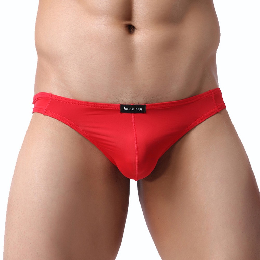 Men Sexy Lingerie Ice Silk Sheer Pouch G-string Thong Briefs Underwear Underpant - Picture 31 of 40