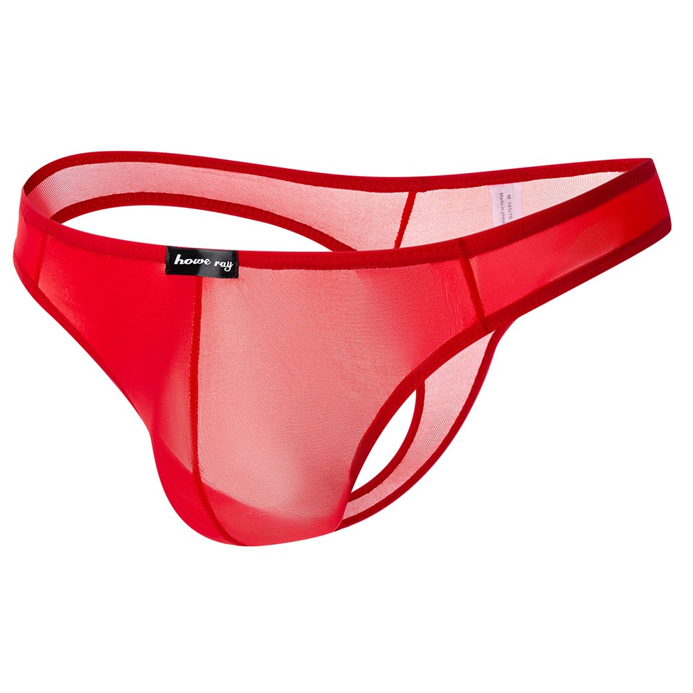 Men Sexy Lingerie Ice Silk Sheer Pouch G-string Thong Briefs Underwear Underpant - Picture 30 of 40