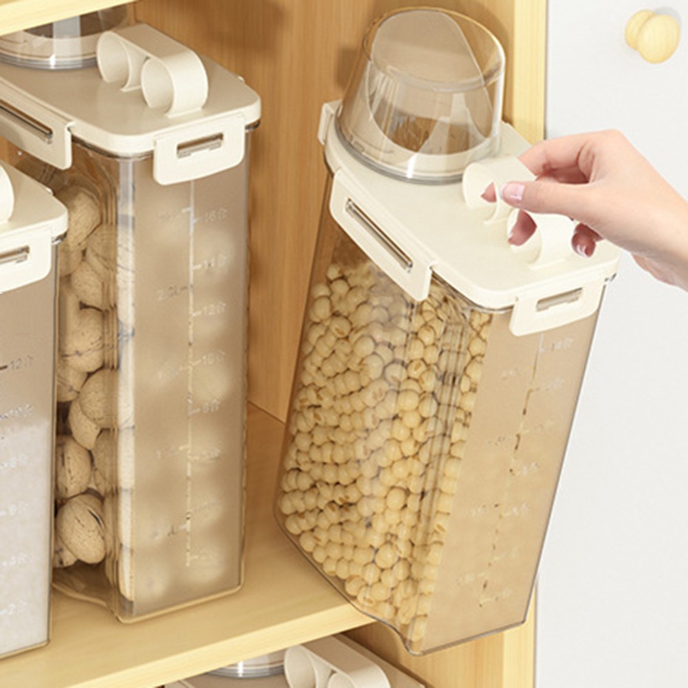Pantry Home Küche Müsli Aufbewahrung Eimer Reisspender Ergonomisches Design - Bild 39 von 42