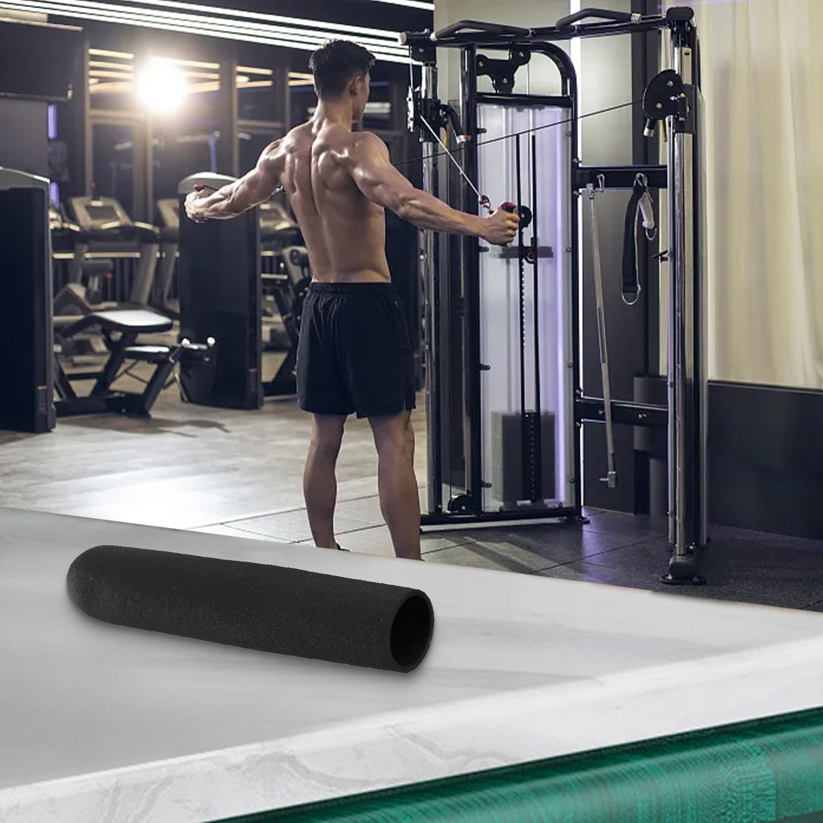 Praktische PVC Lenkergriffe für Fitnessgeräte einfache Montage - Picture 13 of 35