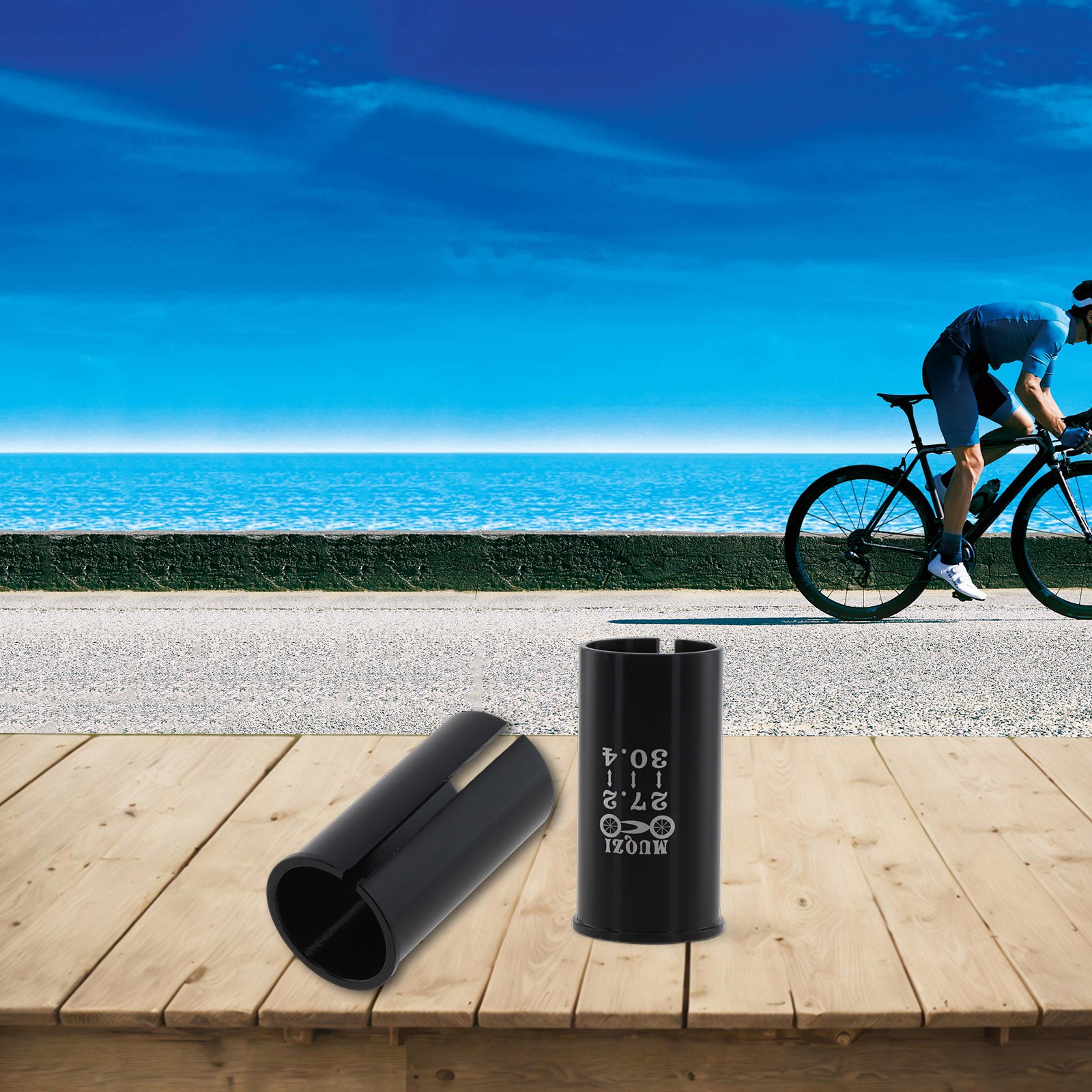Adaptateur léger usiné CNC pour tige de selle vendu parfait pour aventures à vélo