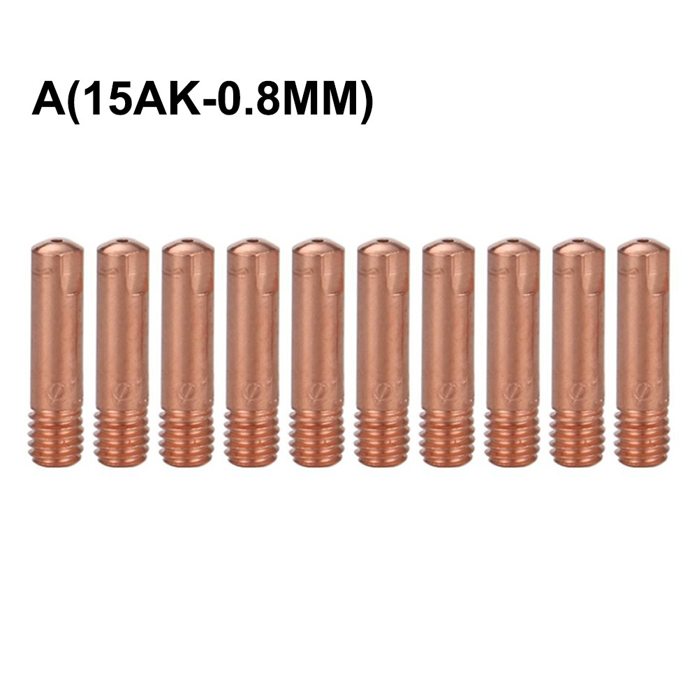 Optimum Performance 15AK Contact Tips Set of 10 Welding Torch Accessories