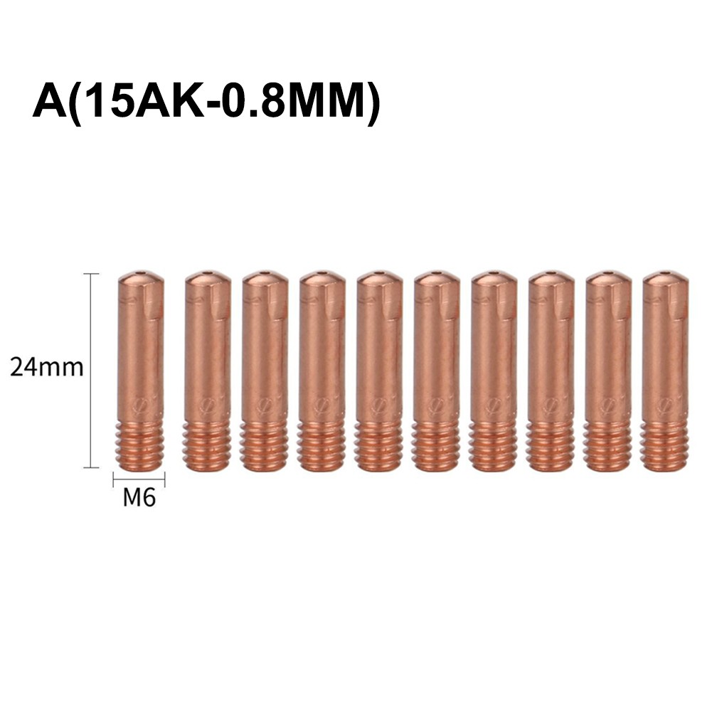 Optimum Performance 15AK Contact Tips Set of 10 Welding Torch Accessories