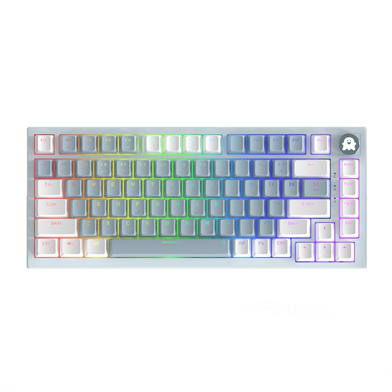RGB Backlit Wireless Gaming Keyboard with Hot swappable Shim Structure - Picture 5 of 5