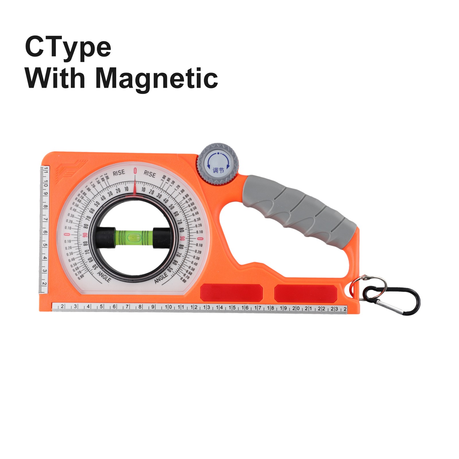 Bouton Réglage Inclinomètre Niveau Rotatif Pitch Finder Protracteur Magnétiqu - Imagen 13 de 24