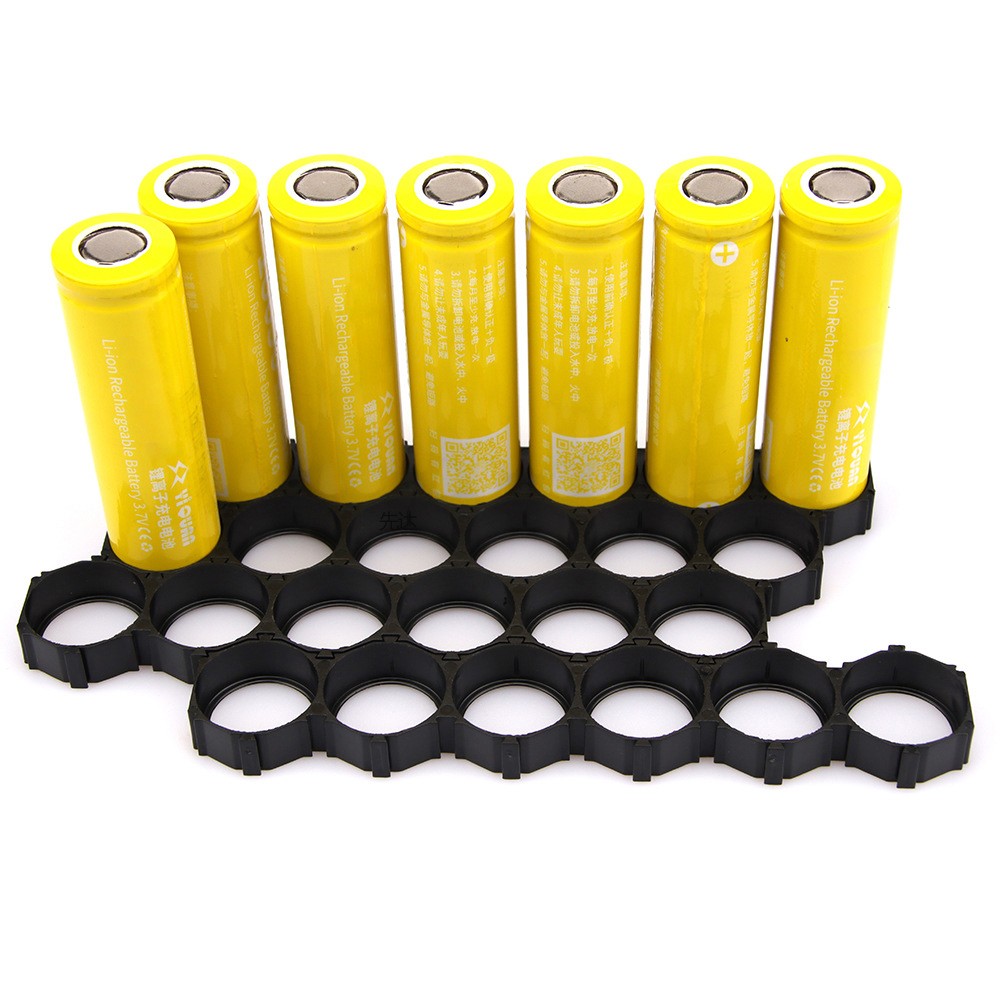 21700 Batteriehalter PC Material sichere Verbindung schwarz Kunststoffrahmen - Bild 35 von 35
