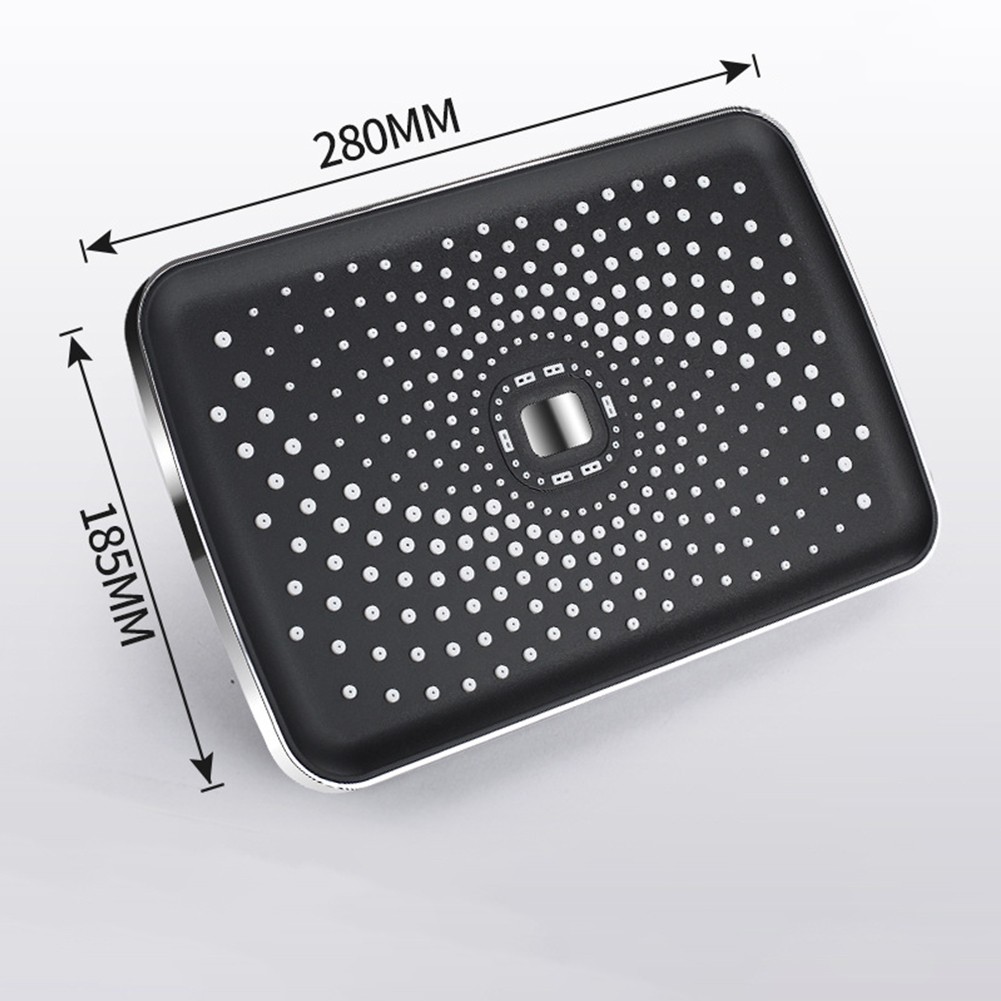 Quick and Easy Installation with the Standard Interface Ceiling Shower Head