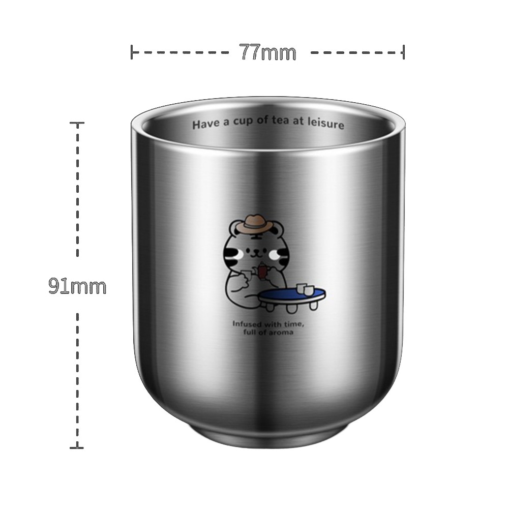 For Outdoor Adventures Double Wall Cup Reusable Metal Cup Camping Trips - Picture 29 of 42