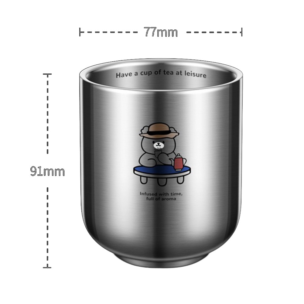 For Outdoor Adventures Double Wall Cup Reusable Metal Cup Camping Trips - Picture 23 of 42