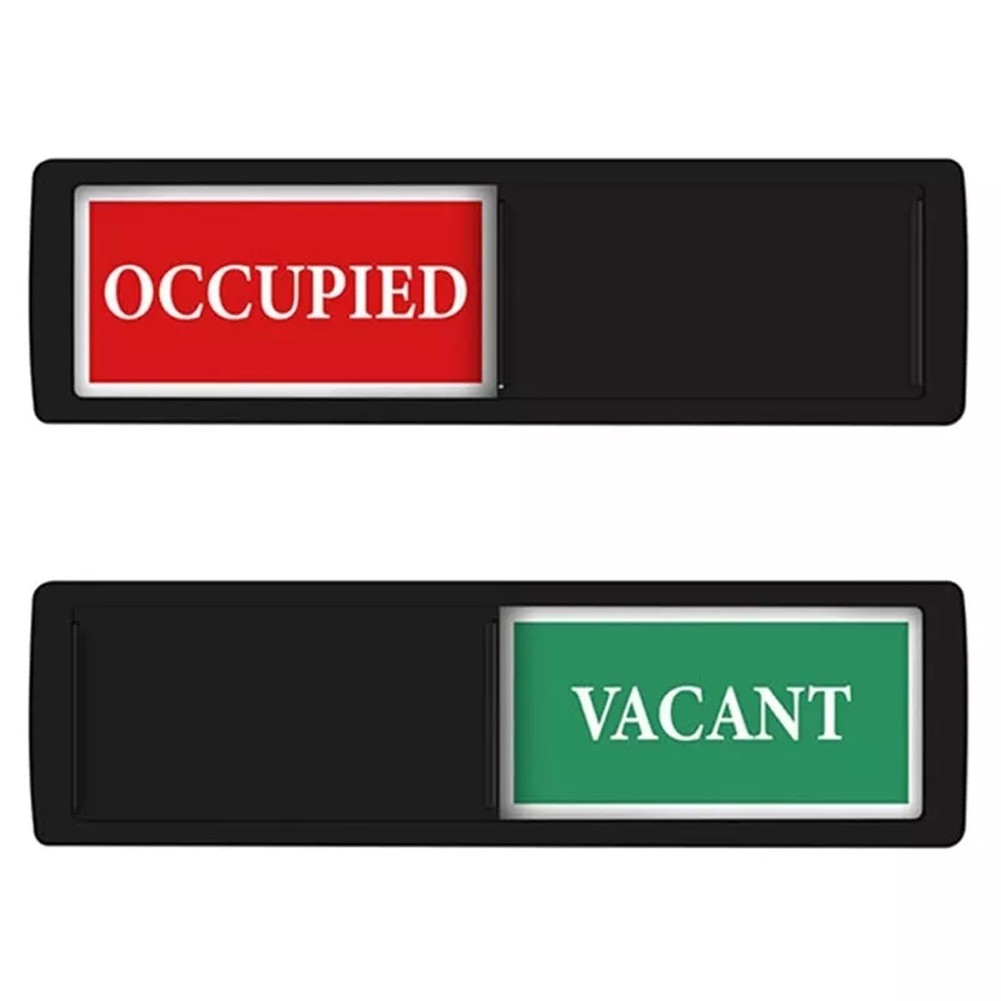 Convenient Installation Vacant In Use Sliding Door Signs for Bathrooms - Picture 36 of 38