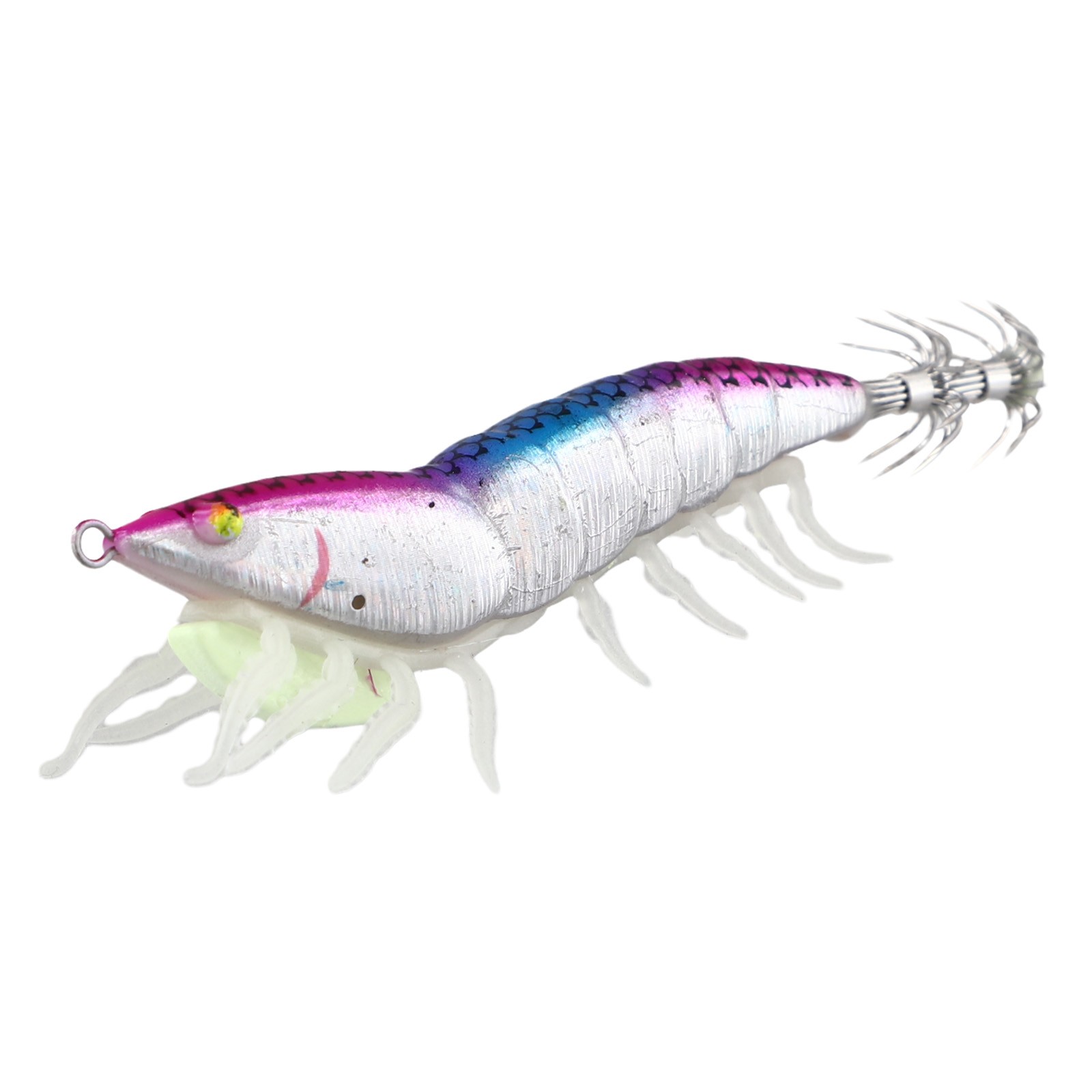 Appât de poisson calmar leurre crochet réaliste yeux 3D appâts en bois pêche - Imagen 37 de 82