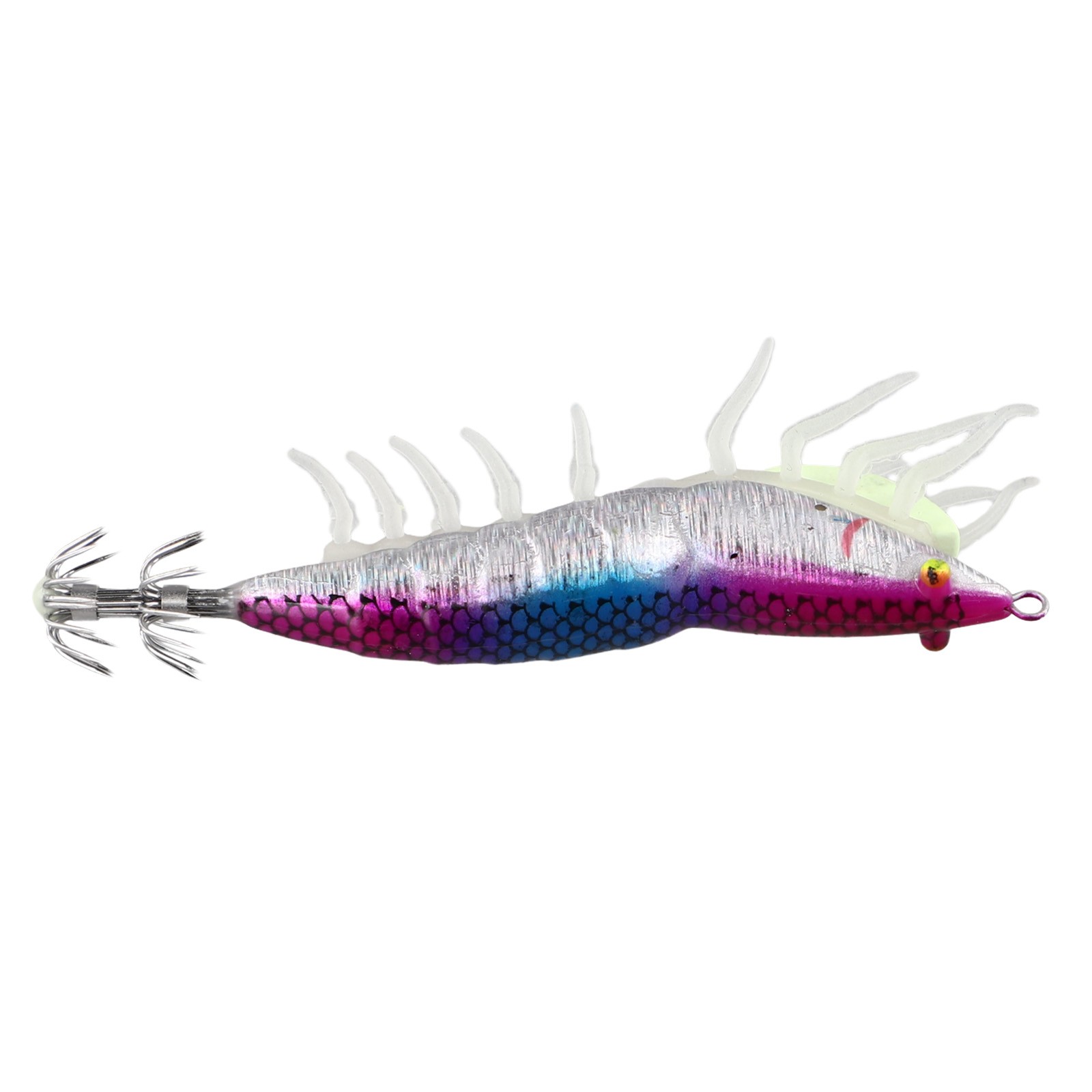 Appât de poisson calmar leurre crochet réaliste yeux 3D appâts en bois pêche - Imagen 44 de 82