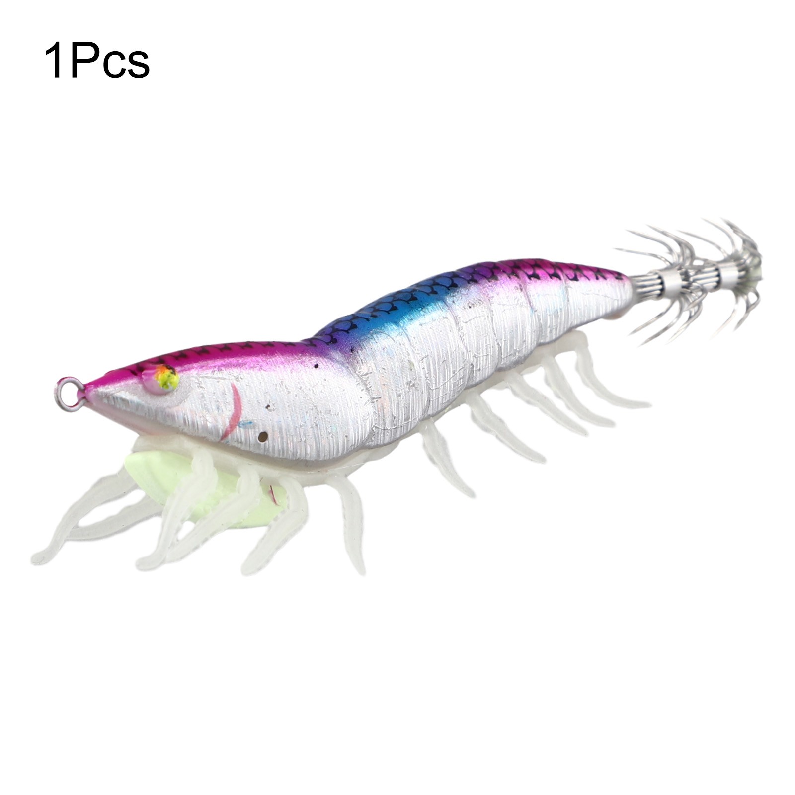 Appât de poisson calmar leurre crochet réaliste yeux 3D appâts en bois pêche - Imagen 39 de 82