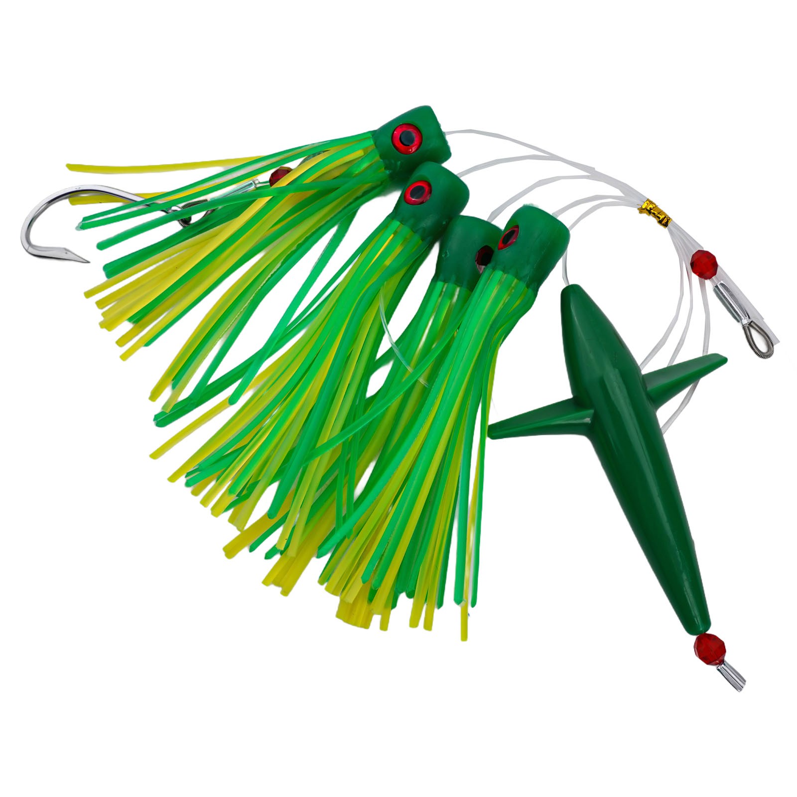 Leurre de vente en gros pêche à la traîne léger et compact Feather Rig Bird pour un rangem