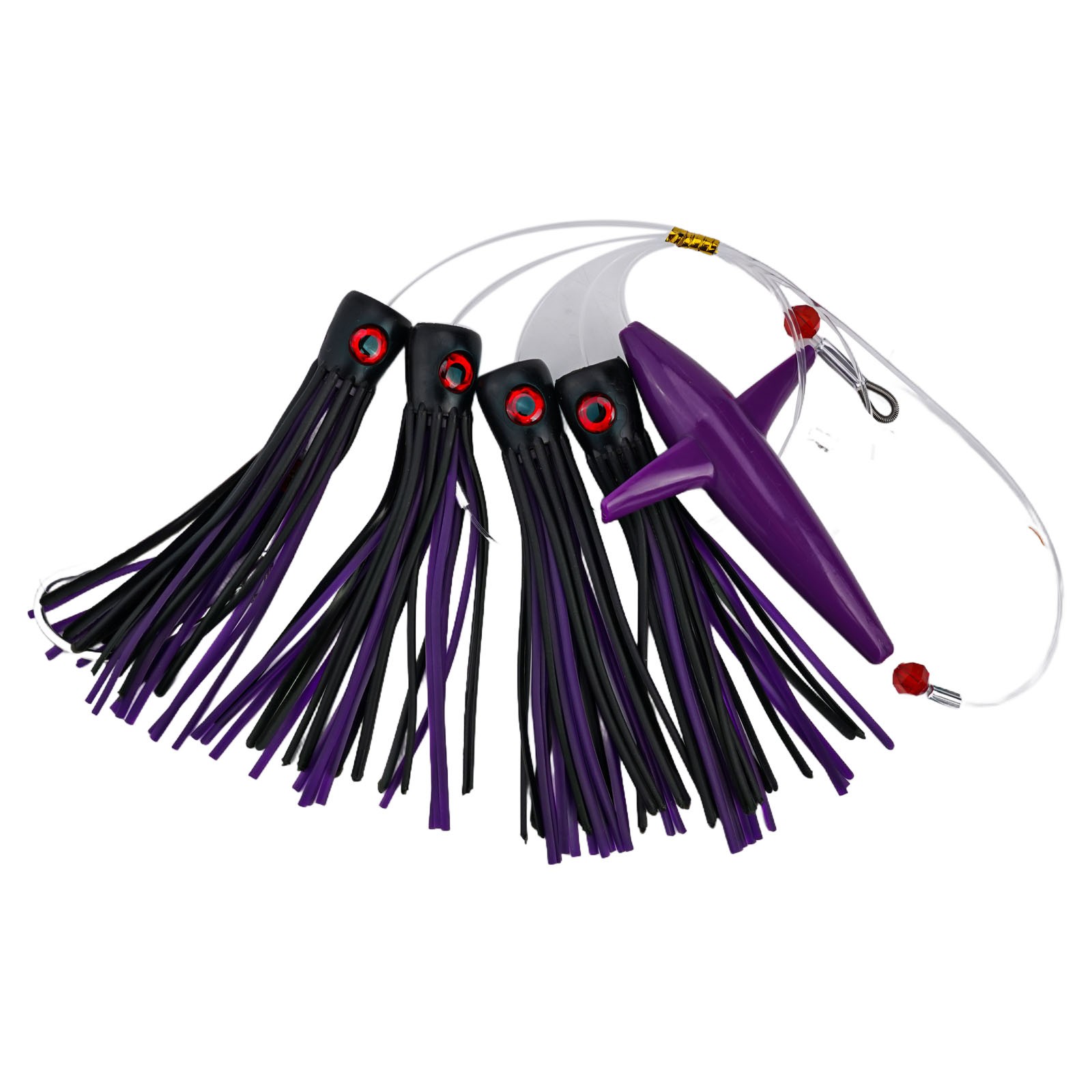 Leurre de vente en gros pêche à la traîne léger et compact Feather Rig Bird pour un rangem