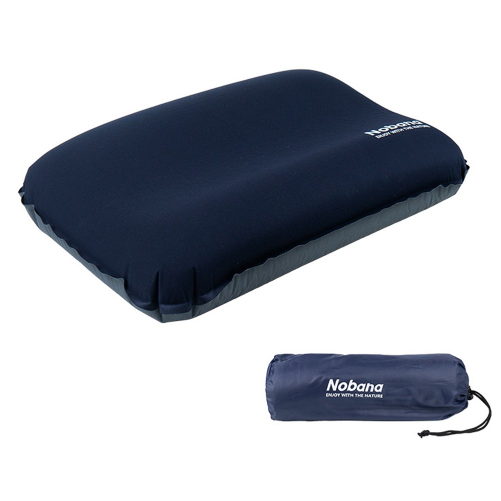 Almohada de esponja autoinflable para camping cabeza de liberación de presión diseño compacto - Imagen 28 de 32