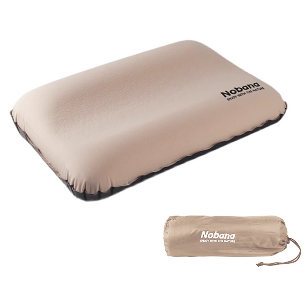 Almohada de esponja autoinflable para camping cabeza de liberación de presión diseño compacto - Imagen 23 de 32