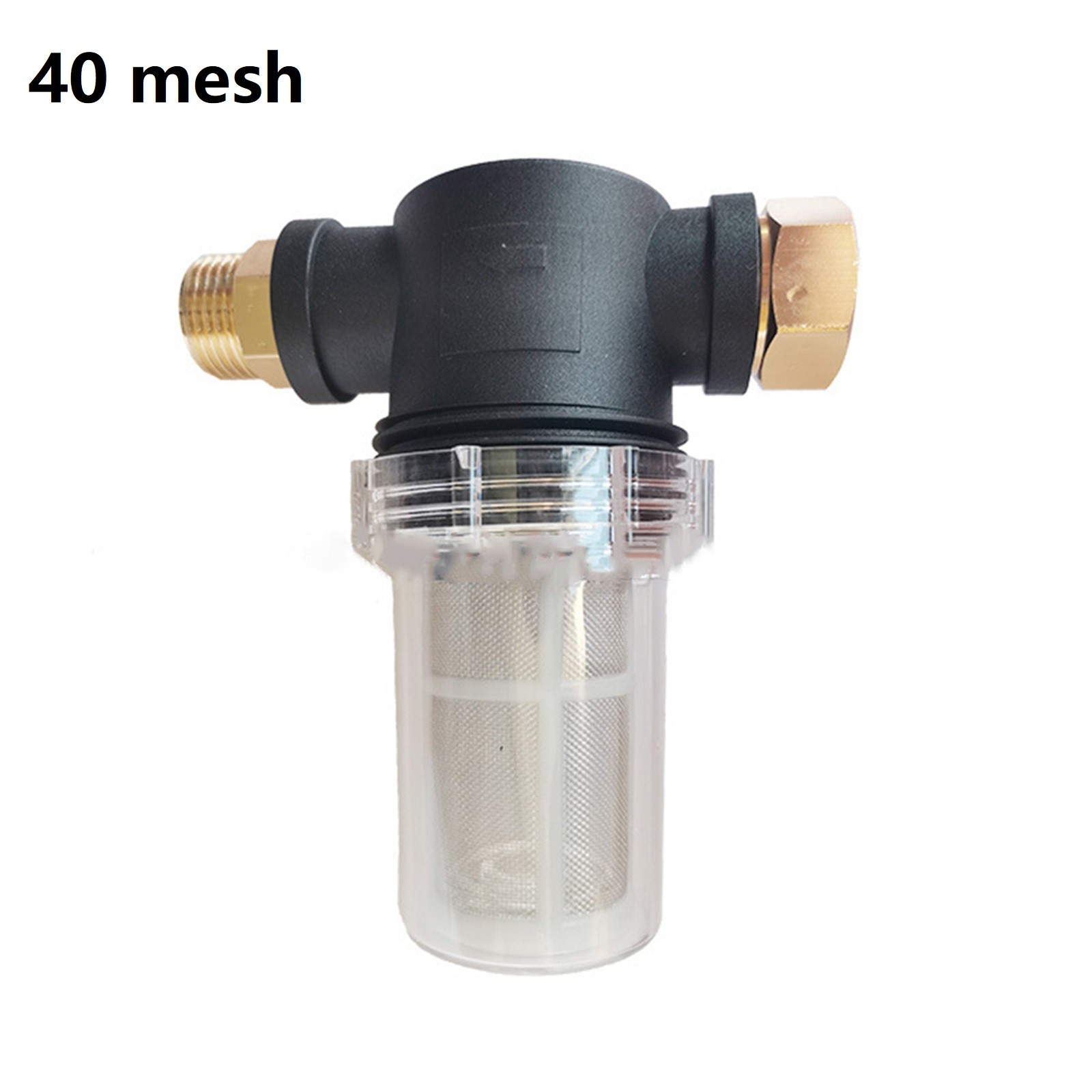 High Performance Garden Hose Filter 40 Mesh Screen Prevents Clogging and Damage