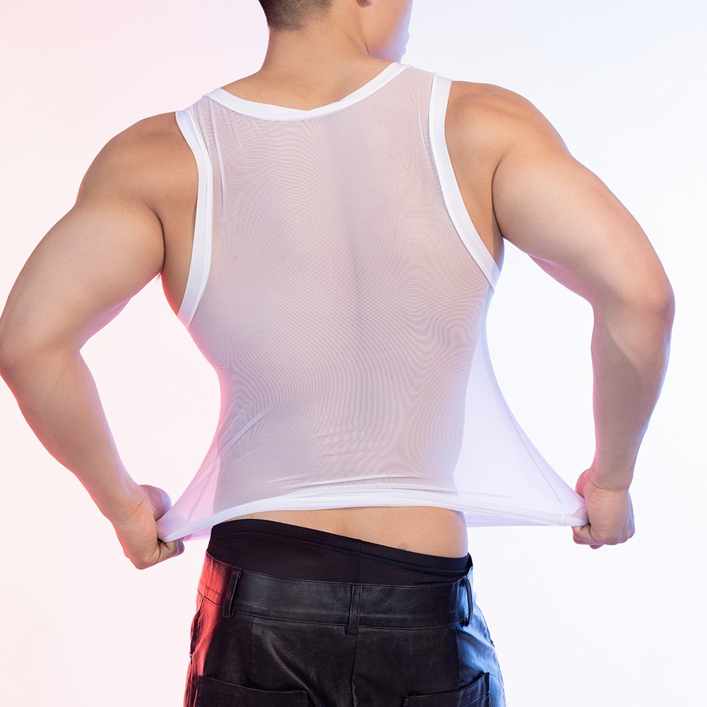 Gilet boutiques sans manches en maille respirante pour homme parfait pour les sports et le