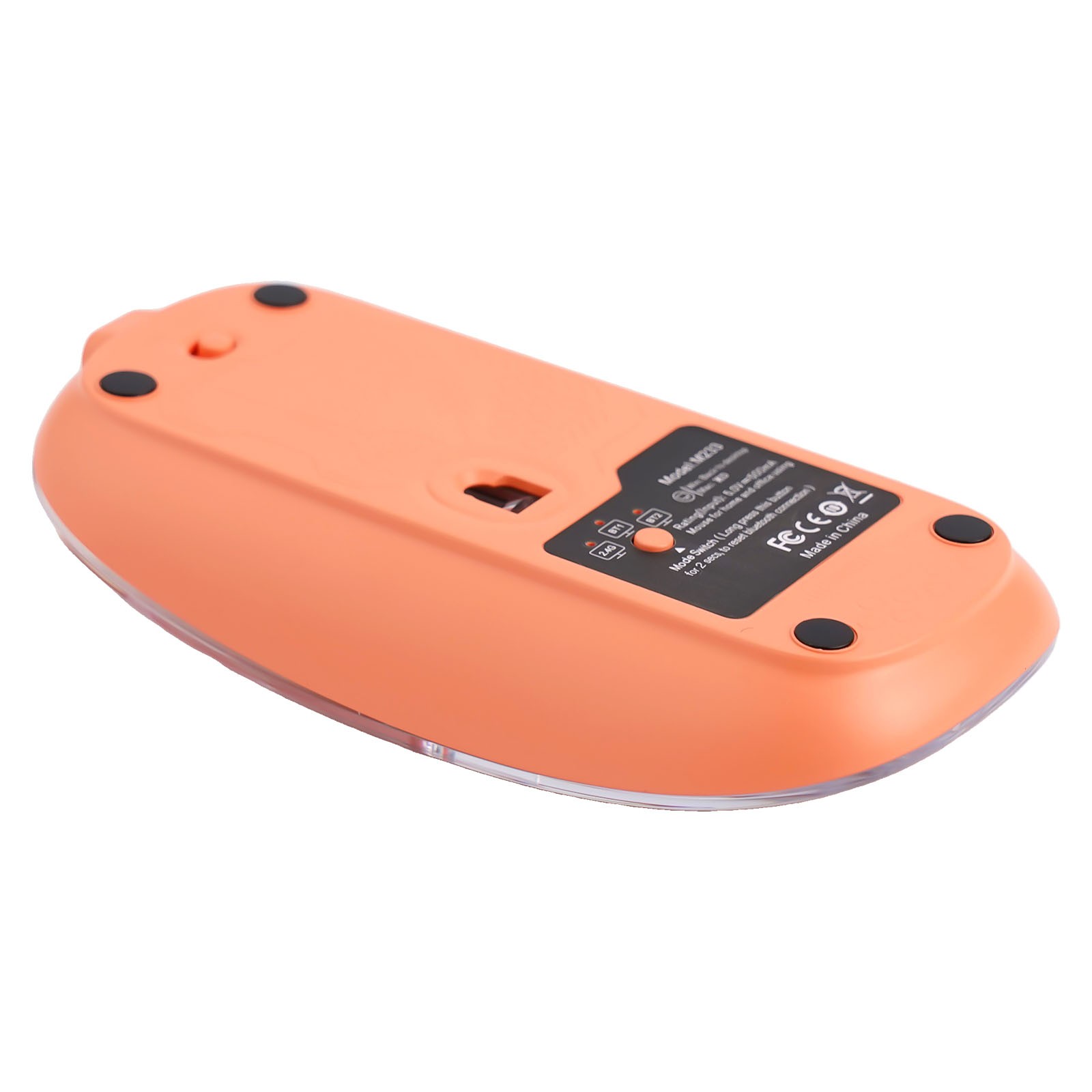 Precision 2400DPI verstellbare USB-Maus mit stilvollem transparentem Design - Bild 18 von 63