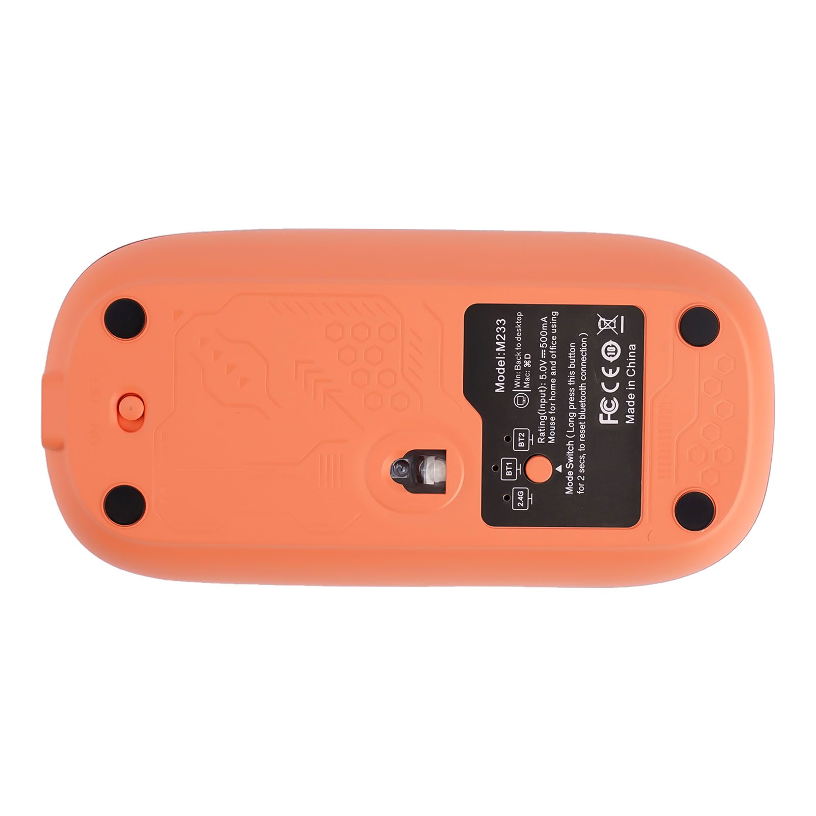 Precision 2400DPI verstellbare USB-Maus mit stilvollem transparentem Design - Bild 16 von 63