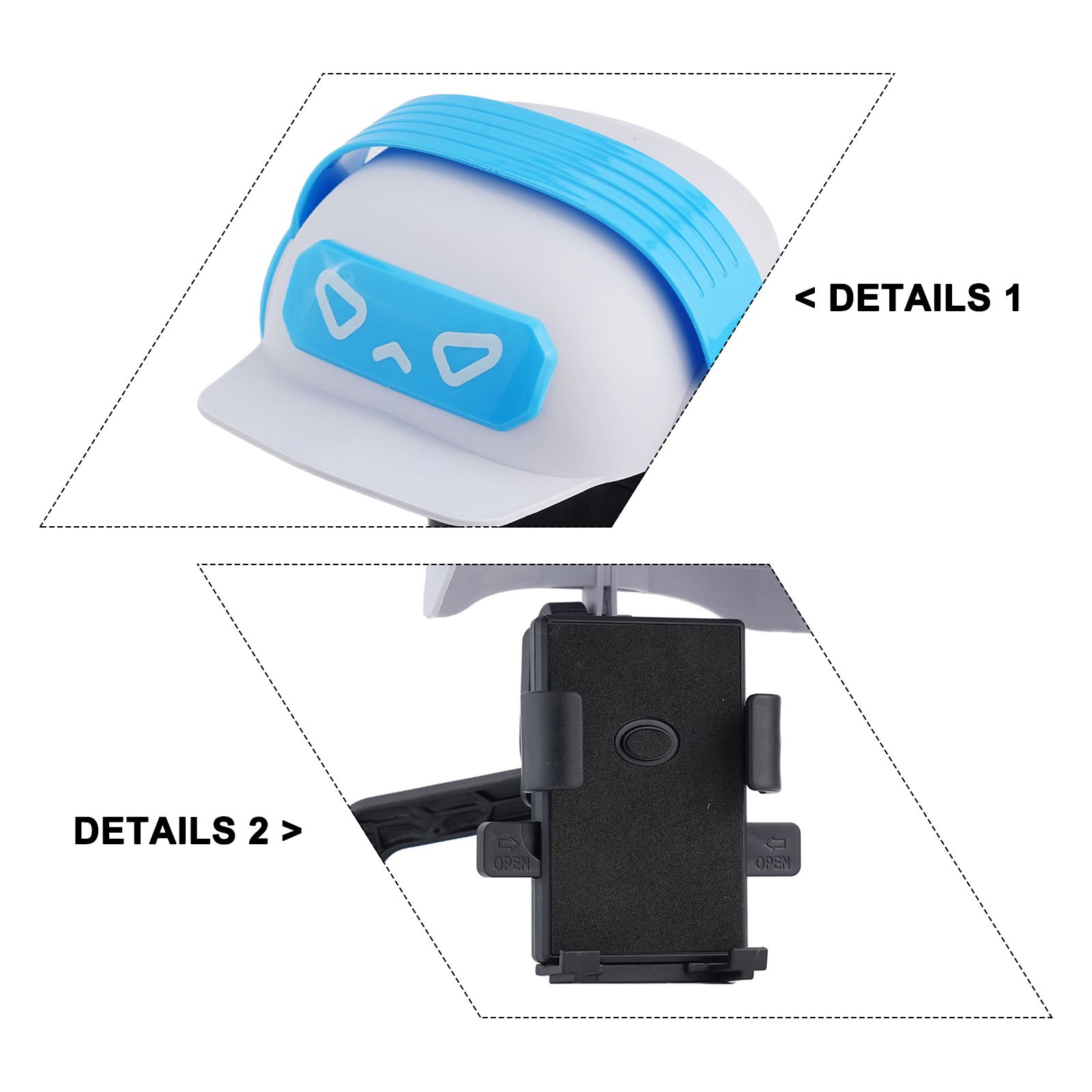 Petit casque support de téléphone sécurisé et pratique pour motos matériaux - Photo 27 sur 32