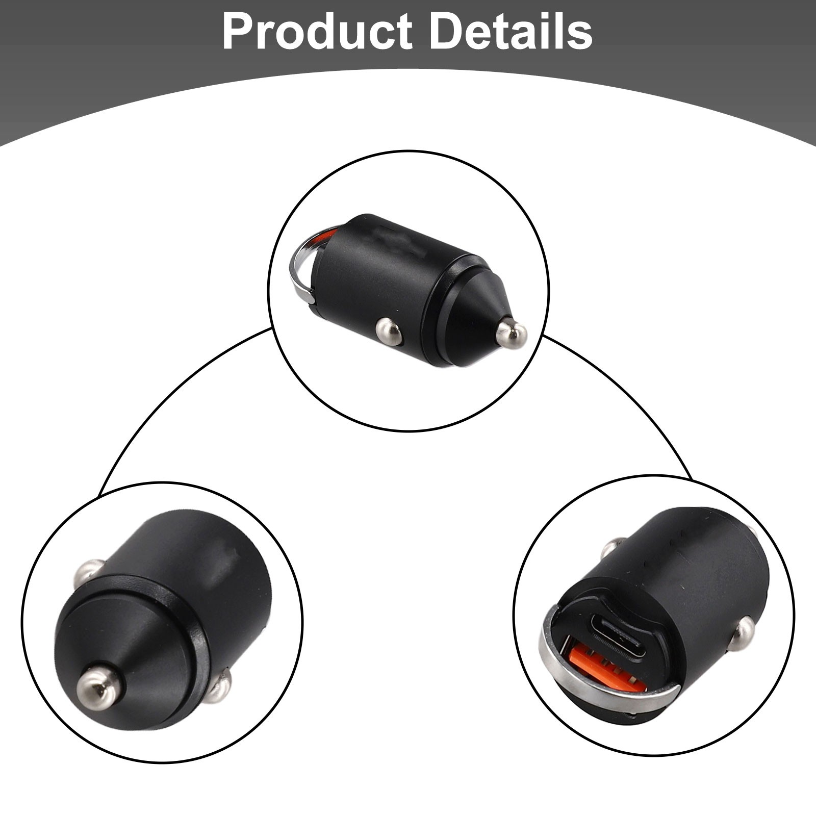 Chargeur Voiture Pièces Auto 1 Pièces Accessoires DC 12-24V (Entrée) Alliage - Photo 13 sur 36