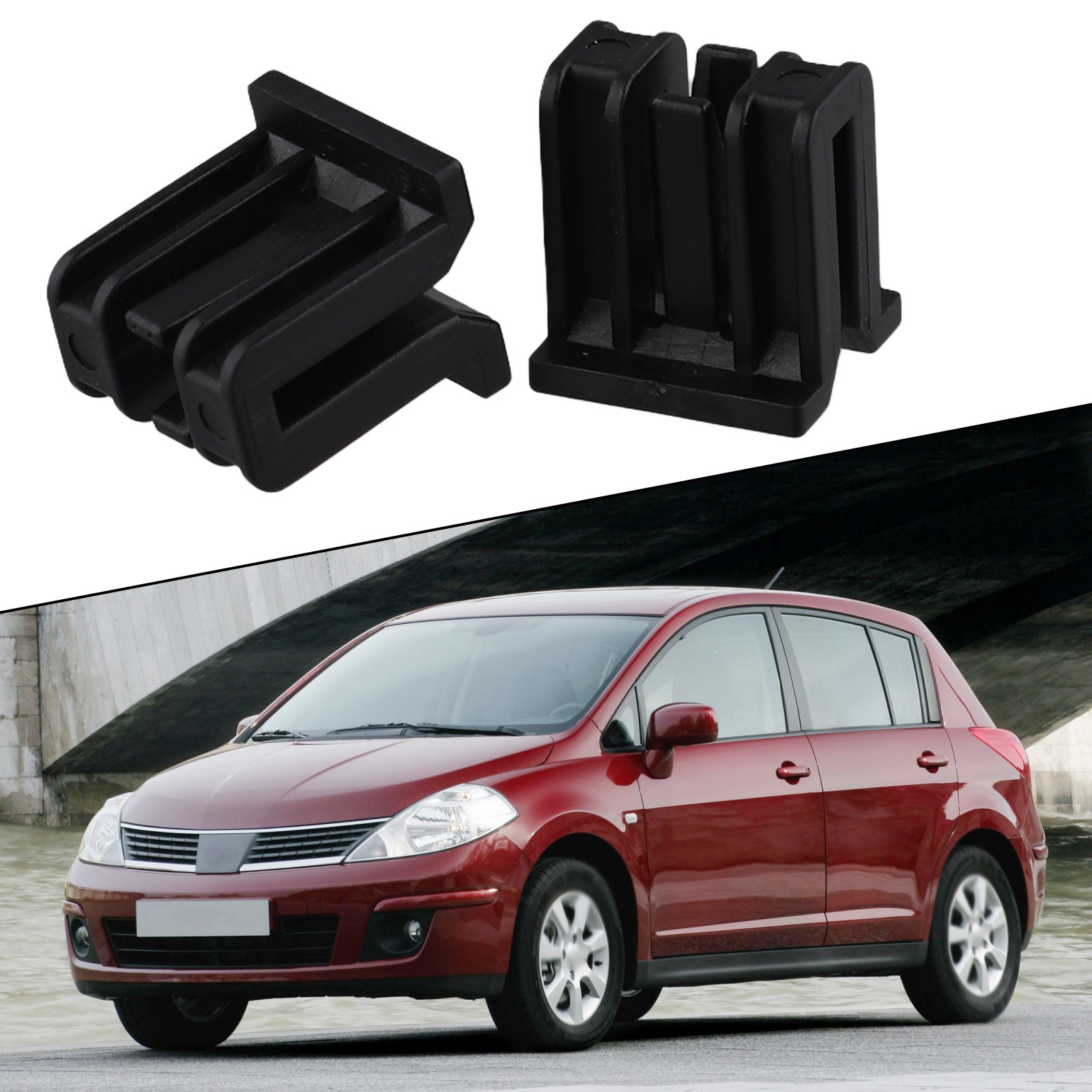 Exact Fit Wiper Under Plate Deflector Racks Clip for Nissan For Tiida For Teana