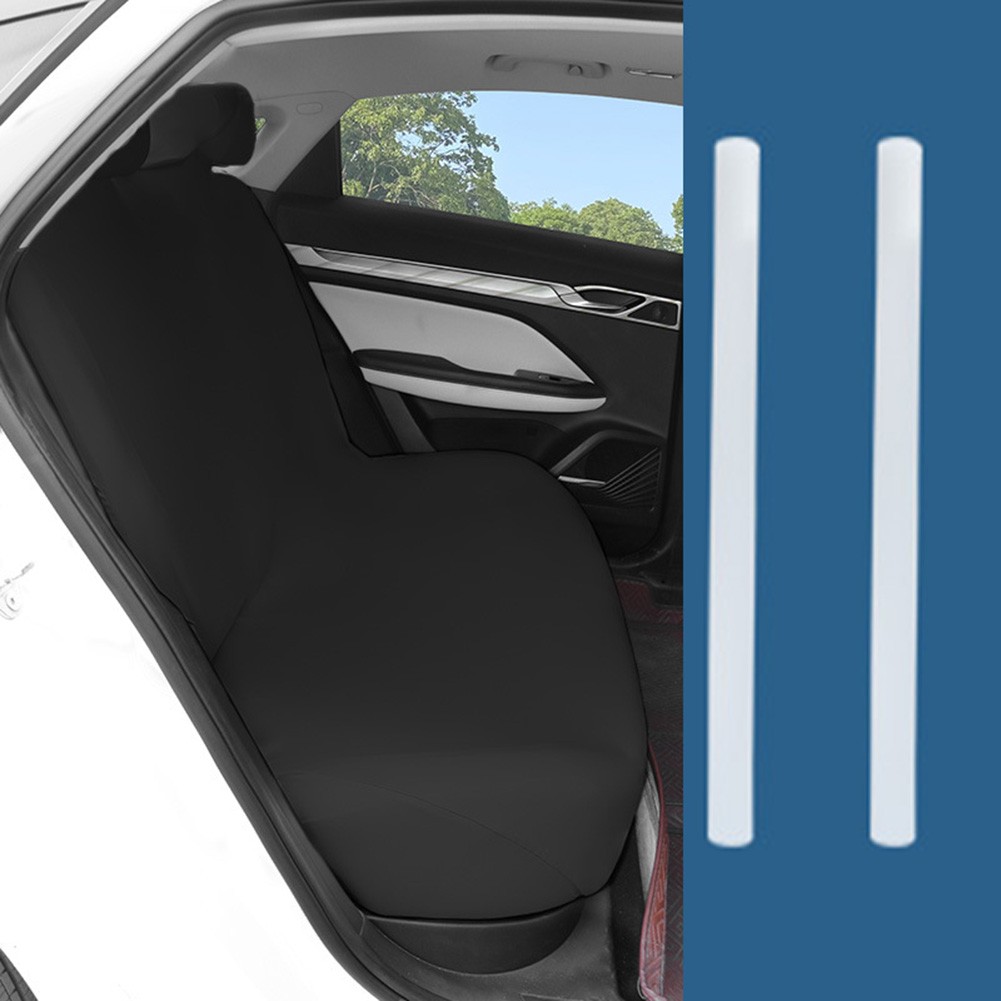 Kompletter Sitzschutz mit grauer Milchseide Autositzbezug vorne Vollfolie - Picture 6 of 7