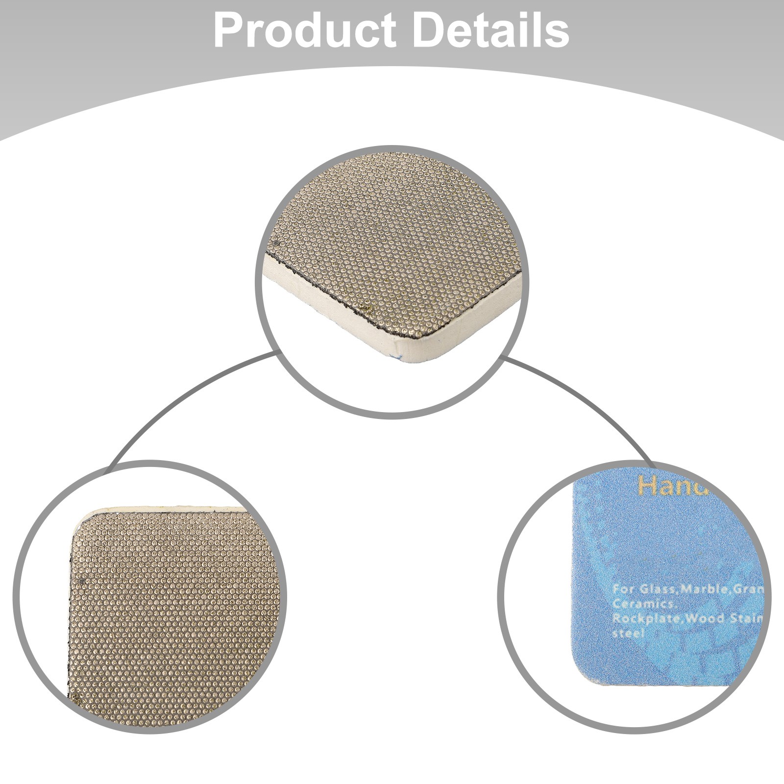 Achieve Impeccable Finish Emery Hand Polishing Pads 60# 100# 200# 400# Grit