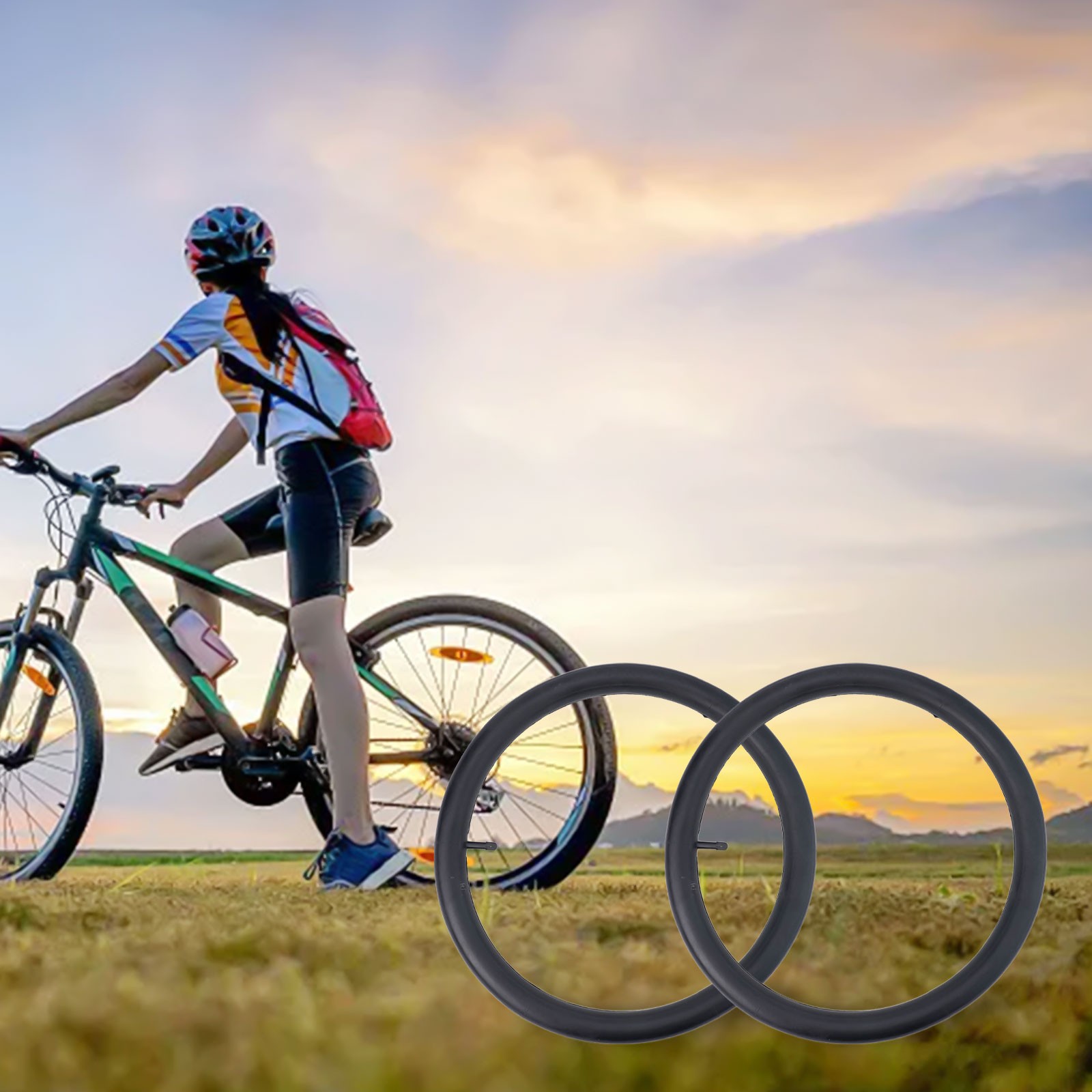 Schwarzer Butylkautschuk Schlauch zuverlässige Option für verschiedene Fahrrad - Bild 14 von 24