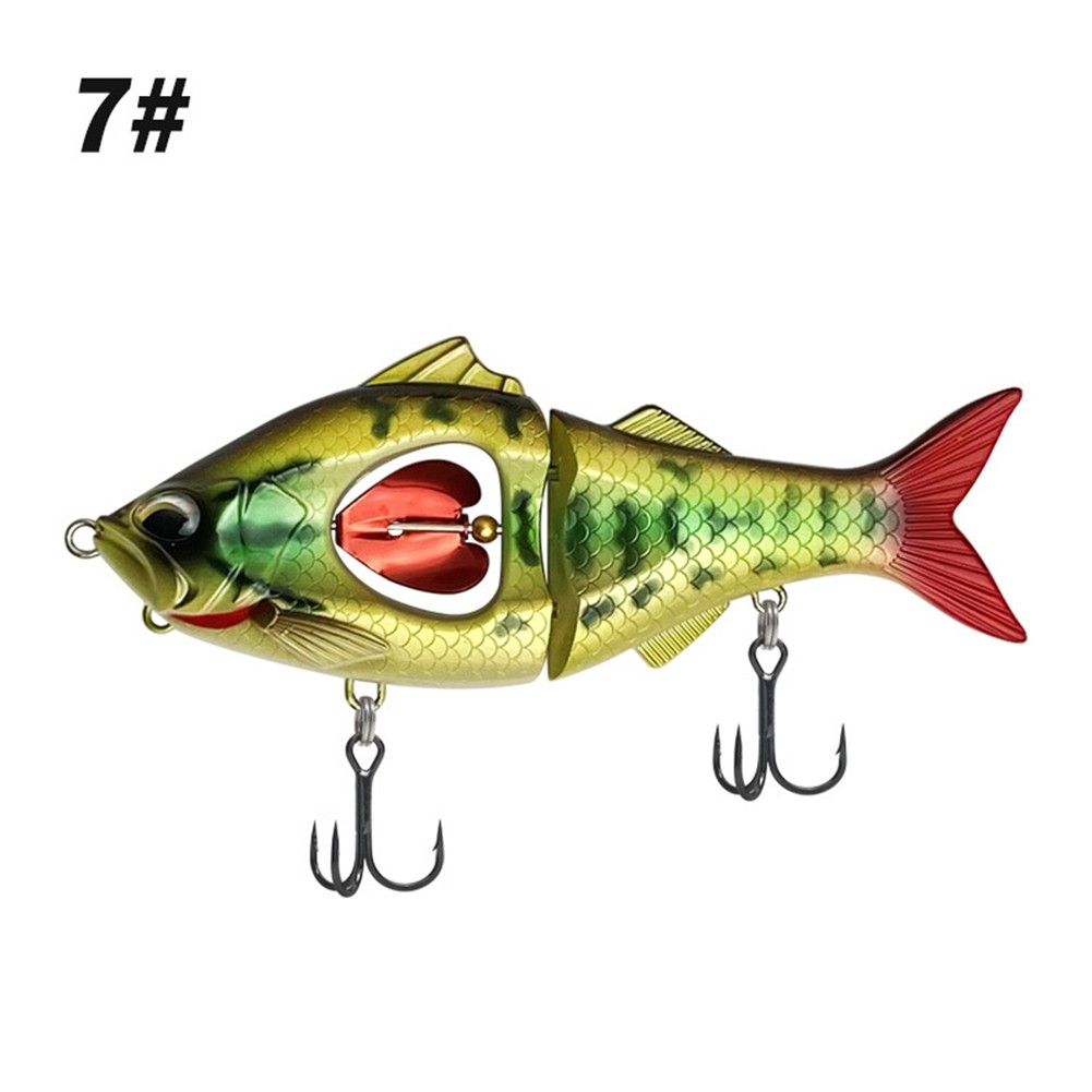 Langsam Sinkend Swimbait Propellerköder Leicht Zu Zucken Wasserschwingung - Bild 15 von 15