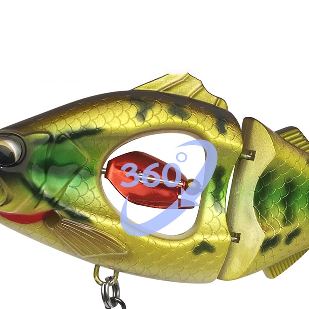 Langsam Sinkend Swimbait Propellerköder Leicht Zu Zucken Wasserschwingung - Bild 14 von 15