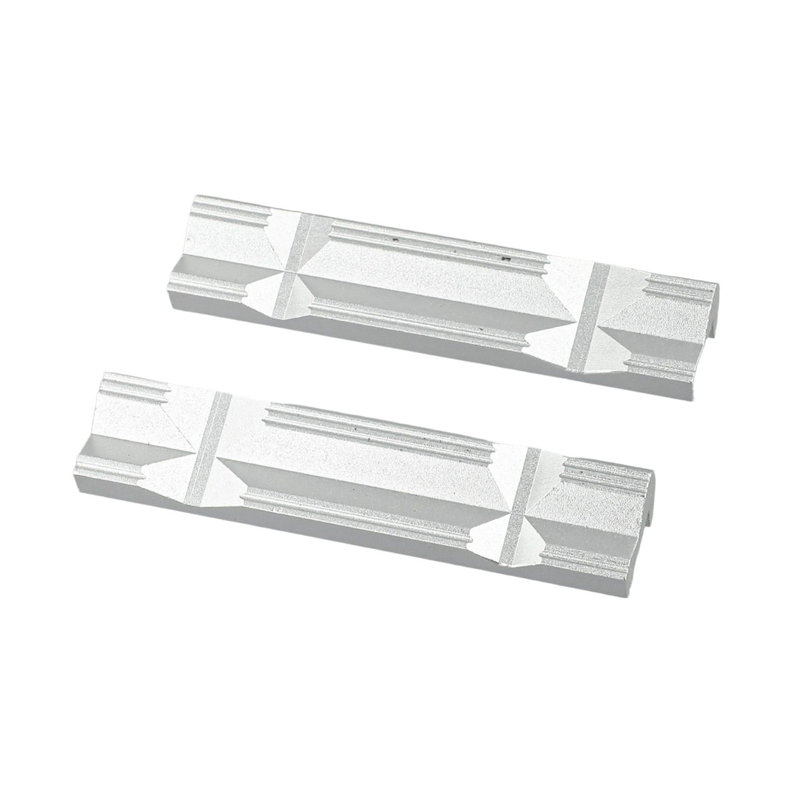 Mandíbula de aluminio mecanizada con precisión tipo V para fresado CNC tornillo de acero - Imagen 40 de 56
